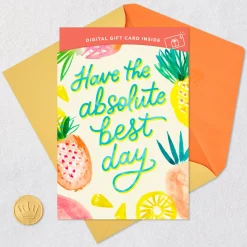 Have the Best Day Gift Card Greeting Birthday Card