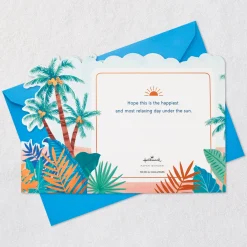 Have a Relaxing Day Beach Scene 3D Pop-Up Card