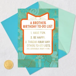 Have Fun and Relax Today Birthday Card for Brother