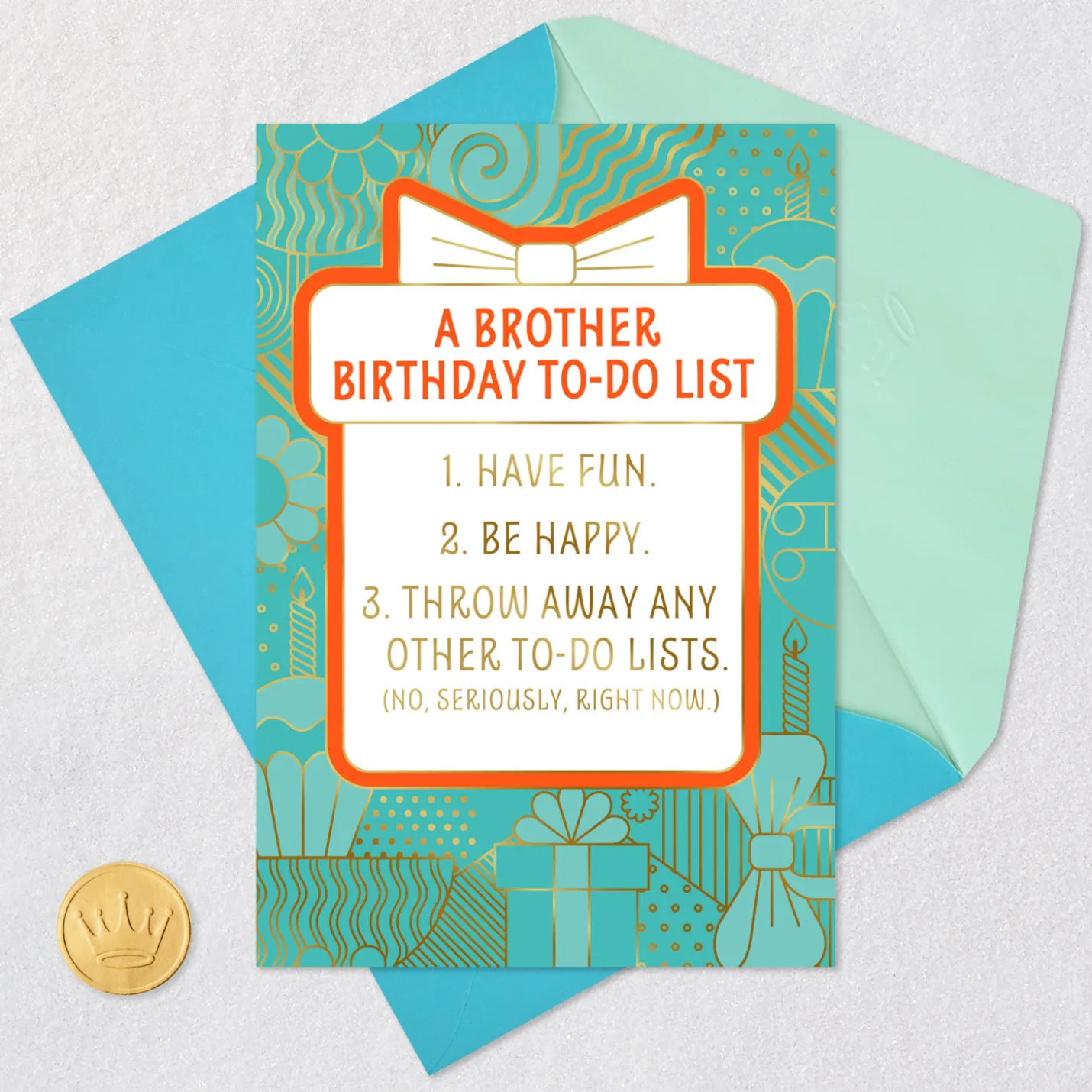 Have Fun and Relax Today Birthday Card for Brother
