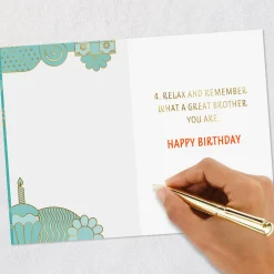 Have Fun and Relax Today Birthday Card for Brother