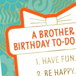 Have Fun and Relax Today Birthday Card for Brother