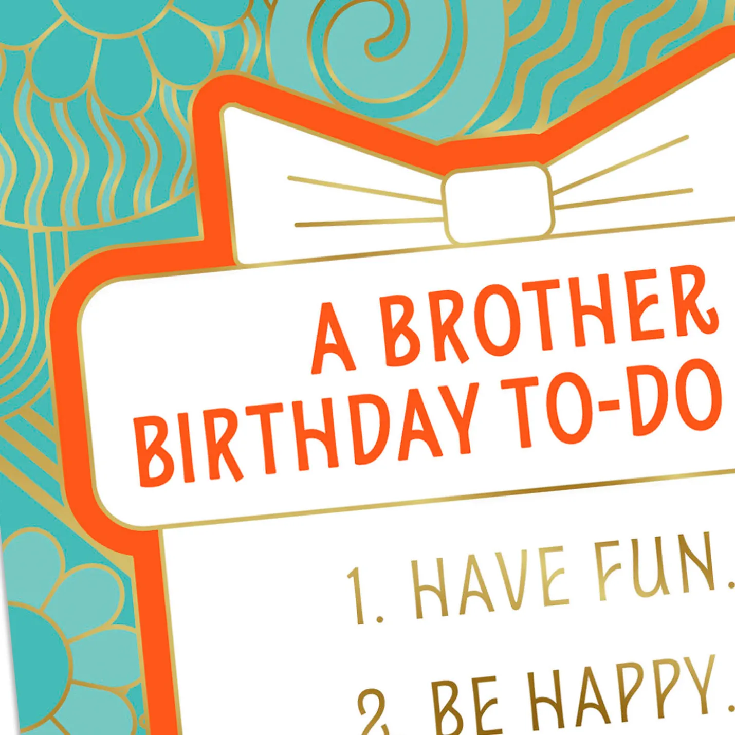 Have Fun and Relax Today Birthday Card for Brother