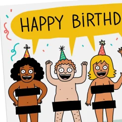 Have You Heard the Nudes Funny Birthday Card
