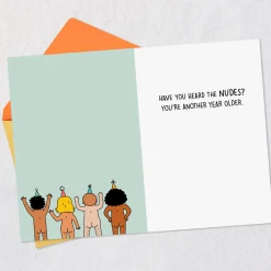 Have You Heard the Nudes Funny Birthday Card