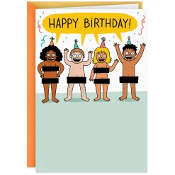 Have You Heard the Nudes Funny Birthday Card