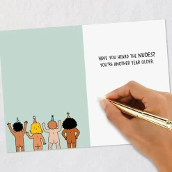 Have You Heard the Nudes Funny Birthday Card