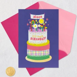 Having You for a Niece Is Pure Happiness Birthday Card