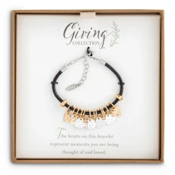 Heart Charms Giving Collection Bracelet