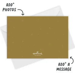 Heaven and Nature Sing Flat Christmas Photo Card