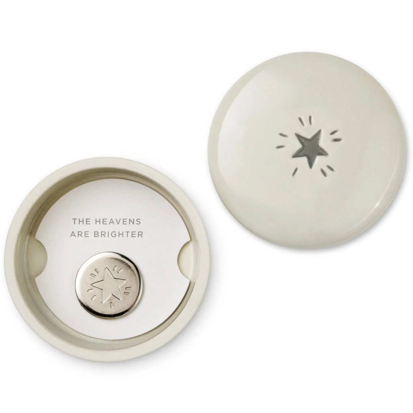 Heavenly Star Lidded Trinket Dish With Token
