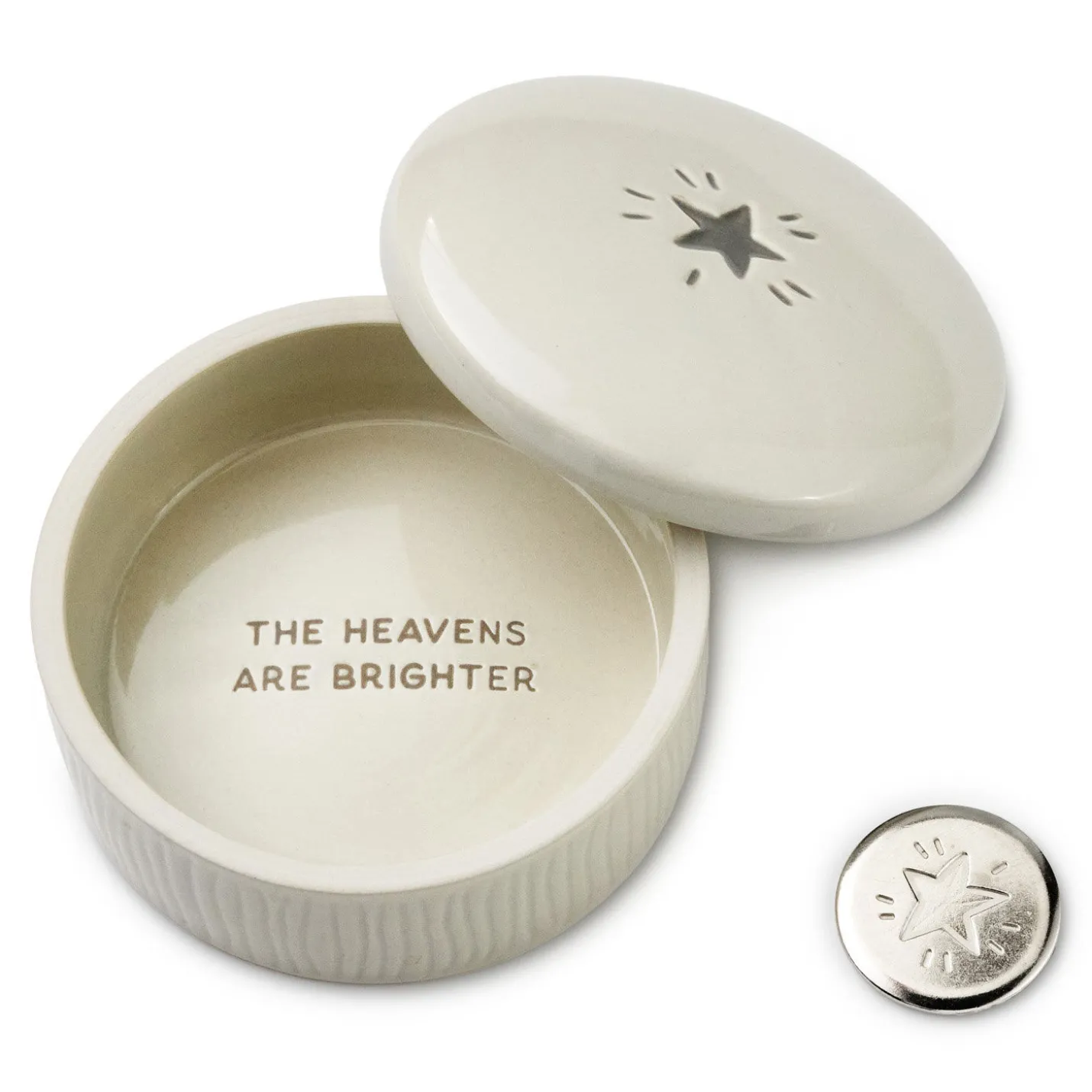Heavenly Star Lidded Trinket Dish With Token