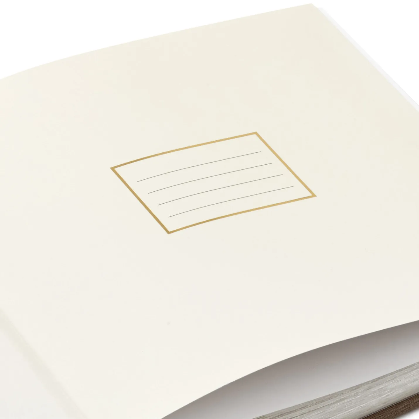 Held in Our Hearts Forever Taupe Linen Photo Album