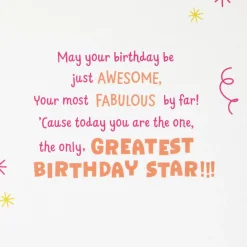 Hello, Cupcake 9th Birthday Card With Decal