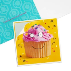Hello, Cupcake 9th Birthday Card With Decal