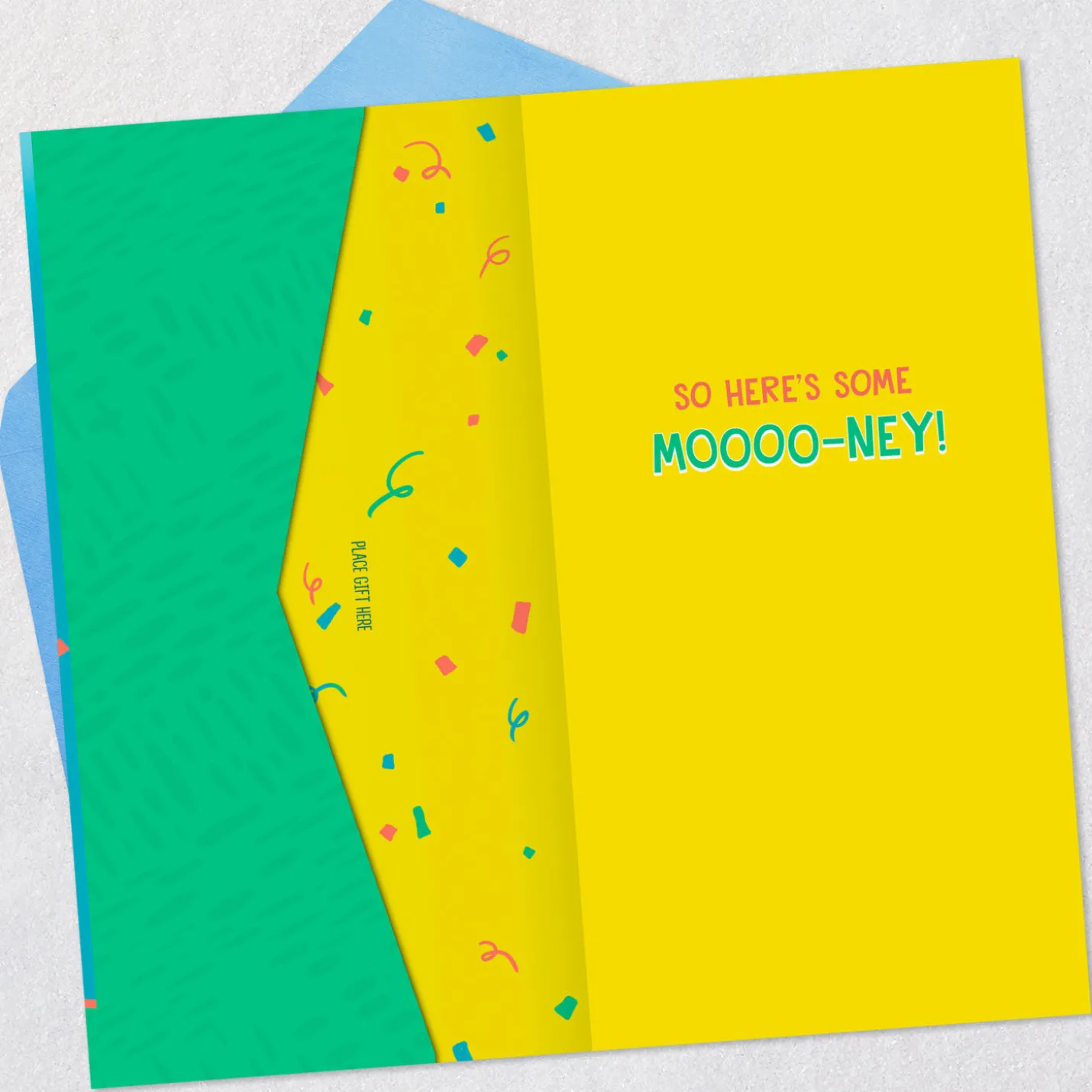 Herd It's Your Day Funny Money Holder Birthday Card for Kids