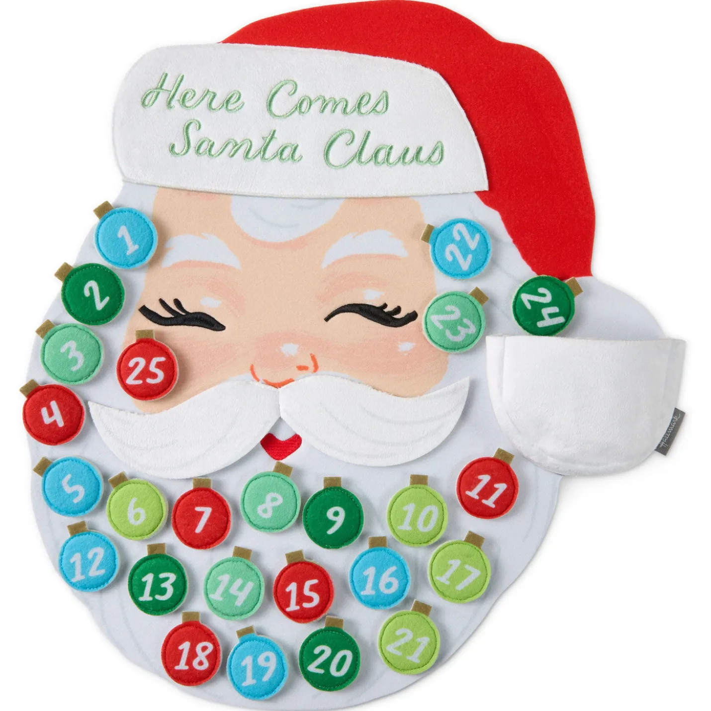 Here Comes Santa Claus Countdown Calendar