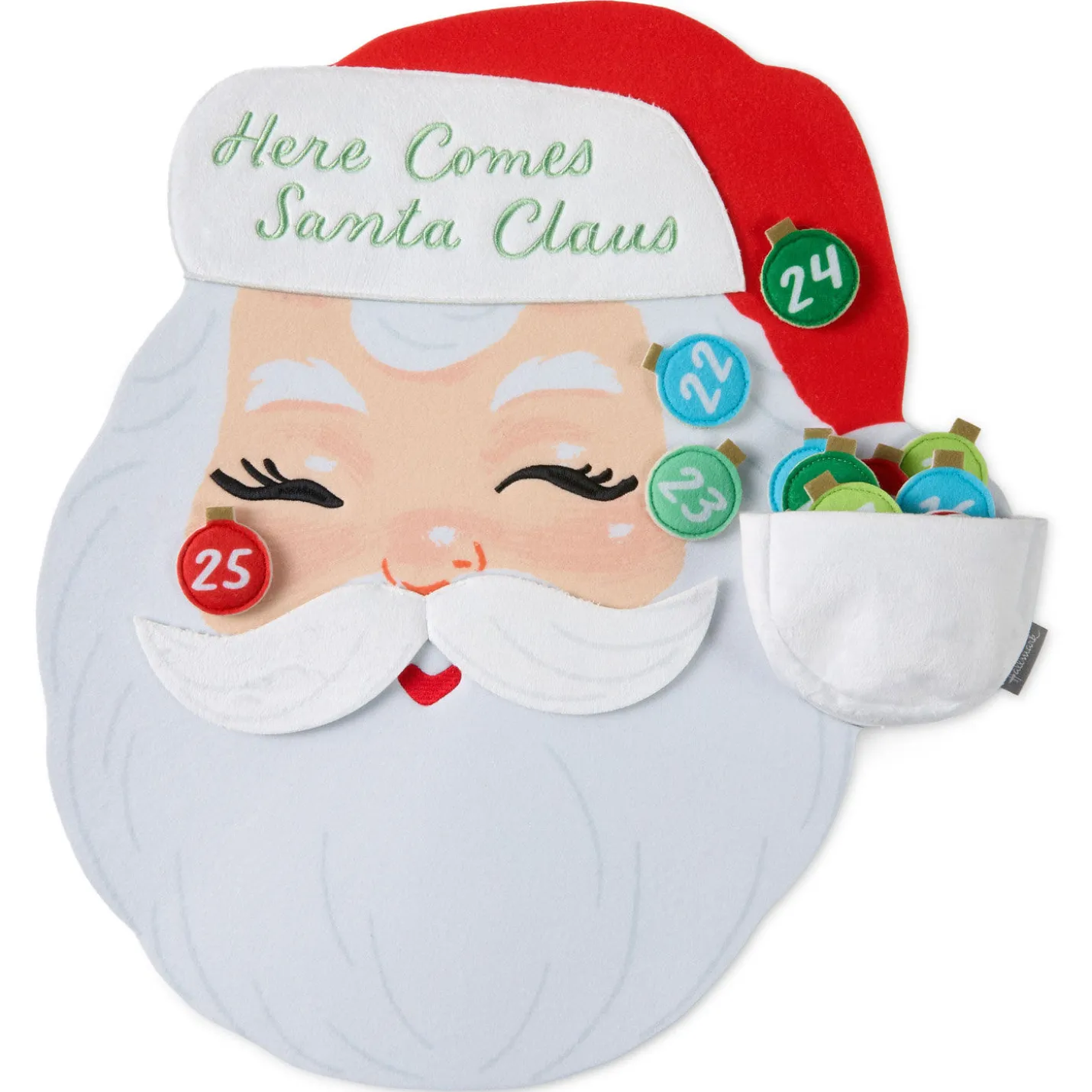 Here Comes Santa Claus Countdown Calendar