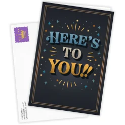 Here's to You Custom Birthday Card