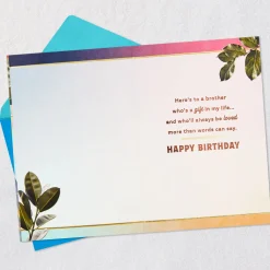 Here's to a Brother Who's Loved So Much Birthday Card