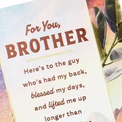 Here's to a Brother Who's Loved So Much Birthday Card