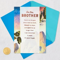 Here's to a Brother Who's Loved So Much Birthday Card