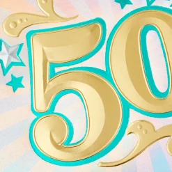 Here's to Fifty 50th Birthday Card