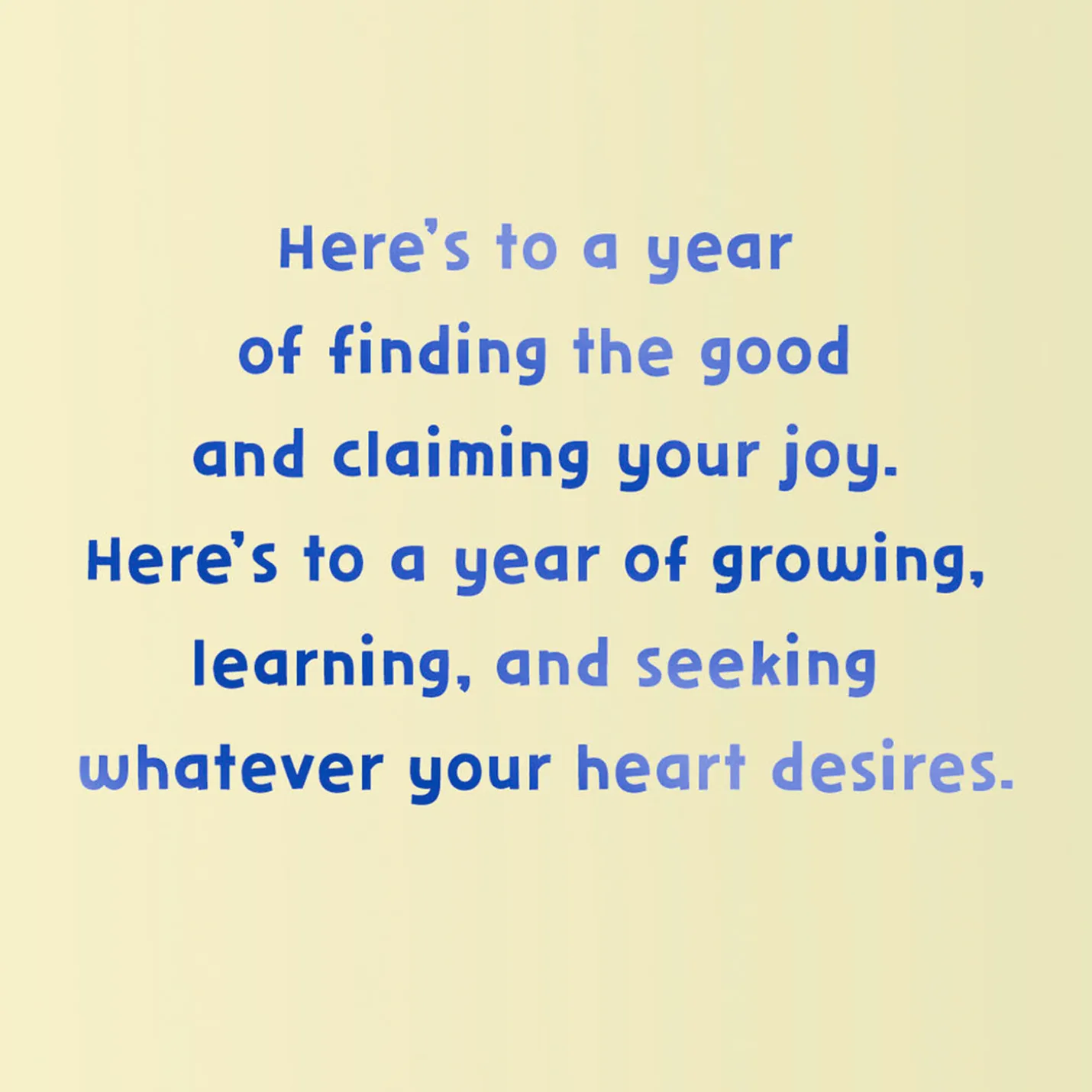 Here's to the Beautiful Way You Live Birthday Card for Granddaughter