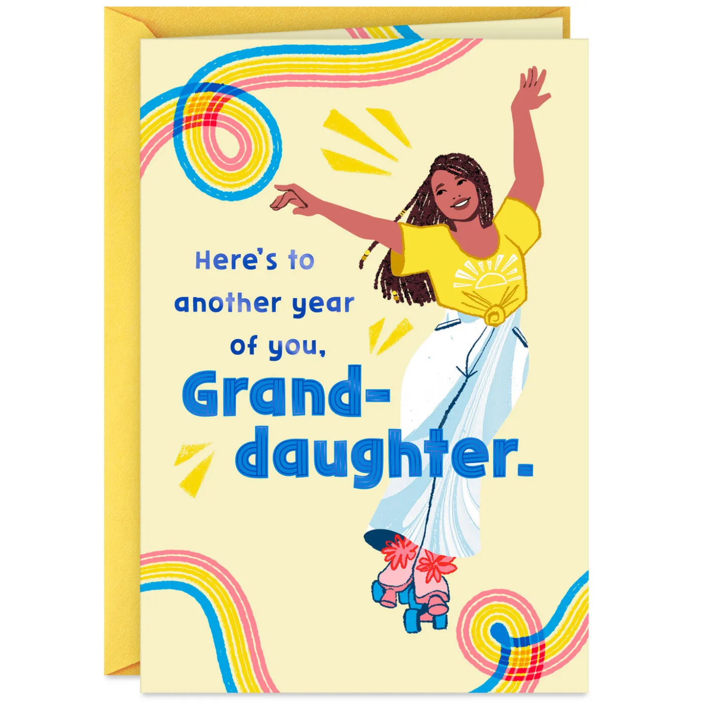 Here's to the Beautiful Way You Live Birthday Card for Granddaughter