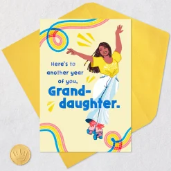 Here's to the Beautiful Way You Live Birthday Card for Granddaughter
