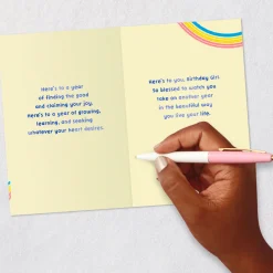 Here's to the Beautiful Way You Live Birthday Card for Granddaughter