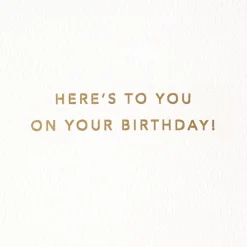 Here's to You! 21st Birthday Card