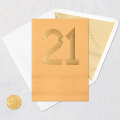 Here's to You! 21st Birthday Card