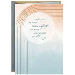 Hold on to Faith Encouragement Card