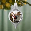 Holiday Finial Personalized Ornament, Custom Photo