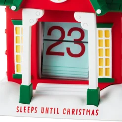 Holiday House Christmas Countdown Calendar With Crank