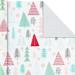 Holiday Mix 4-Pack Christmas Wrapping Paper Assortment, 120 sq. ft.