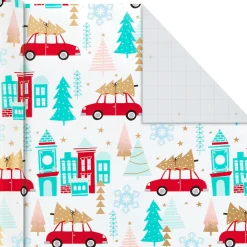 Holiday Mix 4-Pack Christmas Wrapping Paper Assortment, 120 sq. ft.
