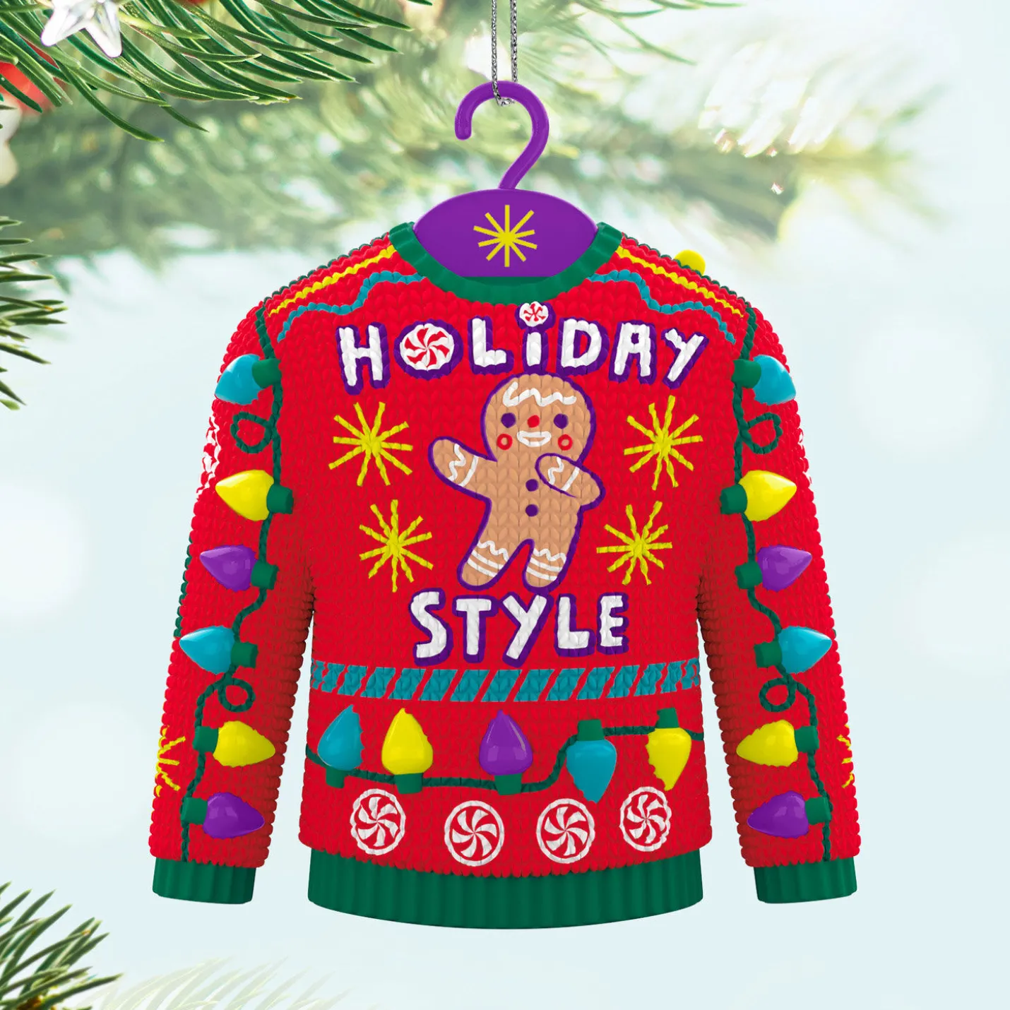 Holiday Style Musical Ornament With Light