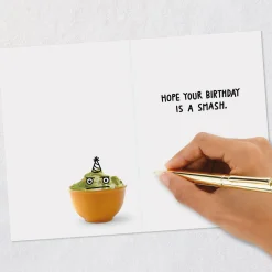 Holy Guacamole Avocado Funny Birthday Card