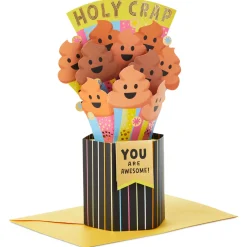 Holy Crap, You're Awesome Funny Pop-Up Card