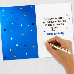 Hooray for Your Day Confetti Shaker Birthday Card for Grandson