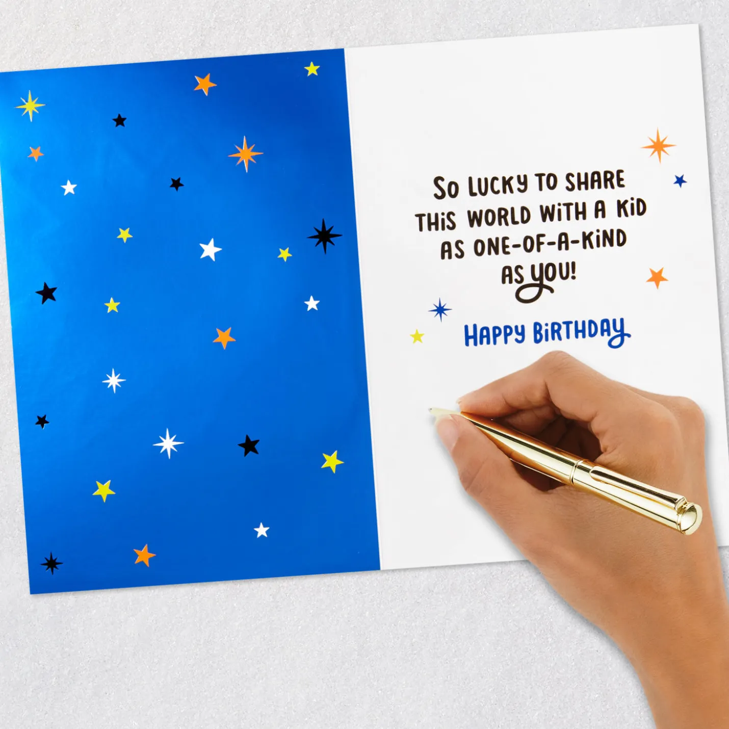 Hooray for Your Day Confetti Shaker Birthday Card for Grandson