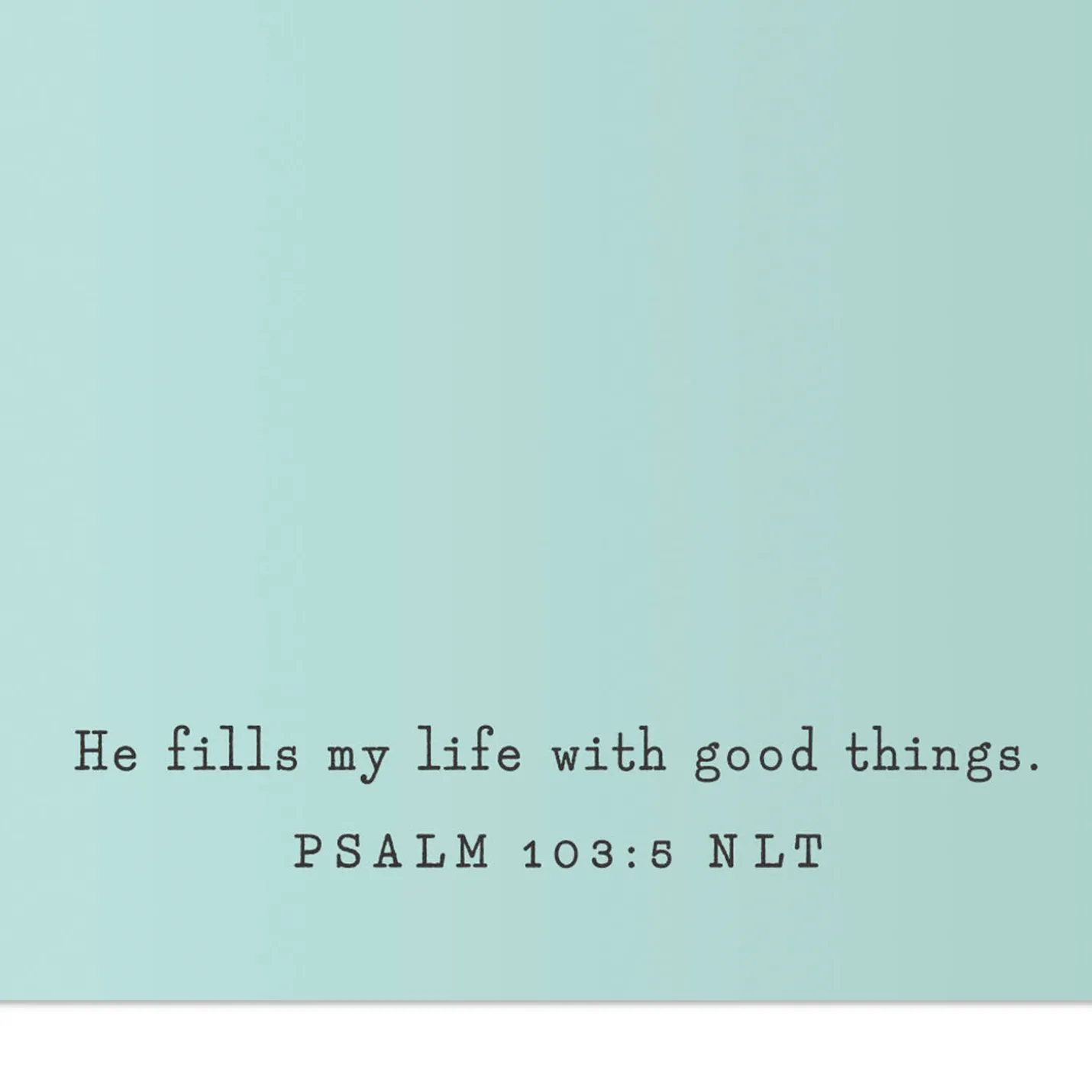 Hope God Piles on the Blessings Religious Birthday Card