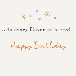 Hope God Piles on the Blessings Religious Birthday Card