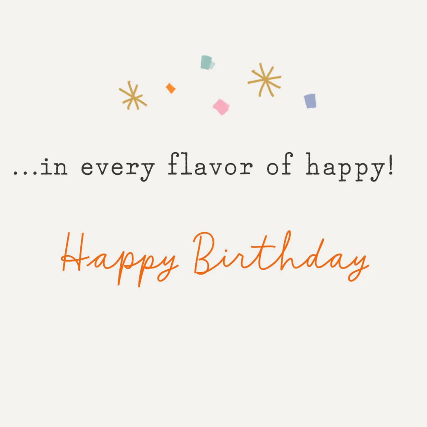 Hope God Piles on the Blessings Religious Birthday Card