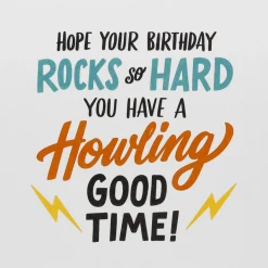 Hope It Rocks Birthday Card for Kids