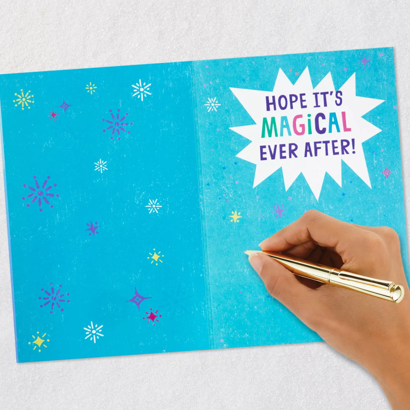 Hope It's Magical Birthday Card for Kids With Unicorn Backpack Clip