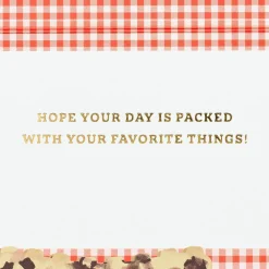 Hope It's Packed With Your Favorite Things Paper Craft Birthday Card for Her
