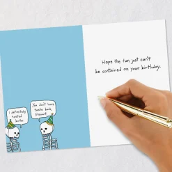 Hope the Fun Can't Be Contained Funny Birthday Card